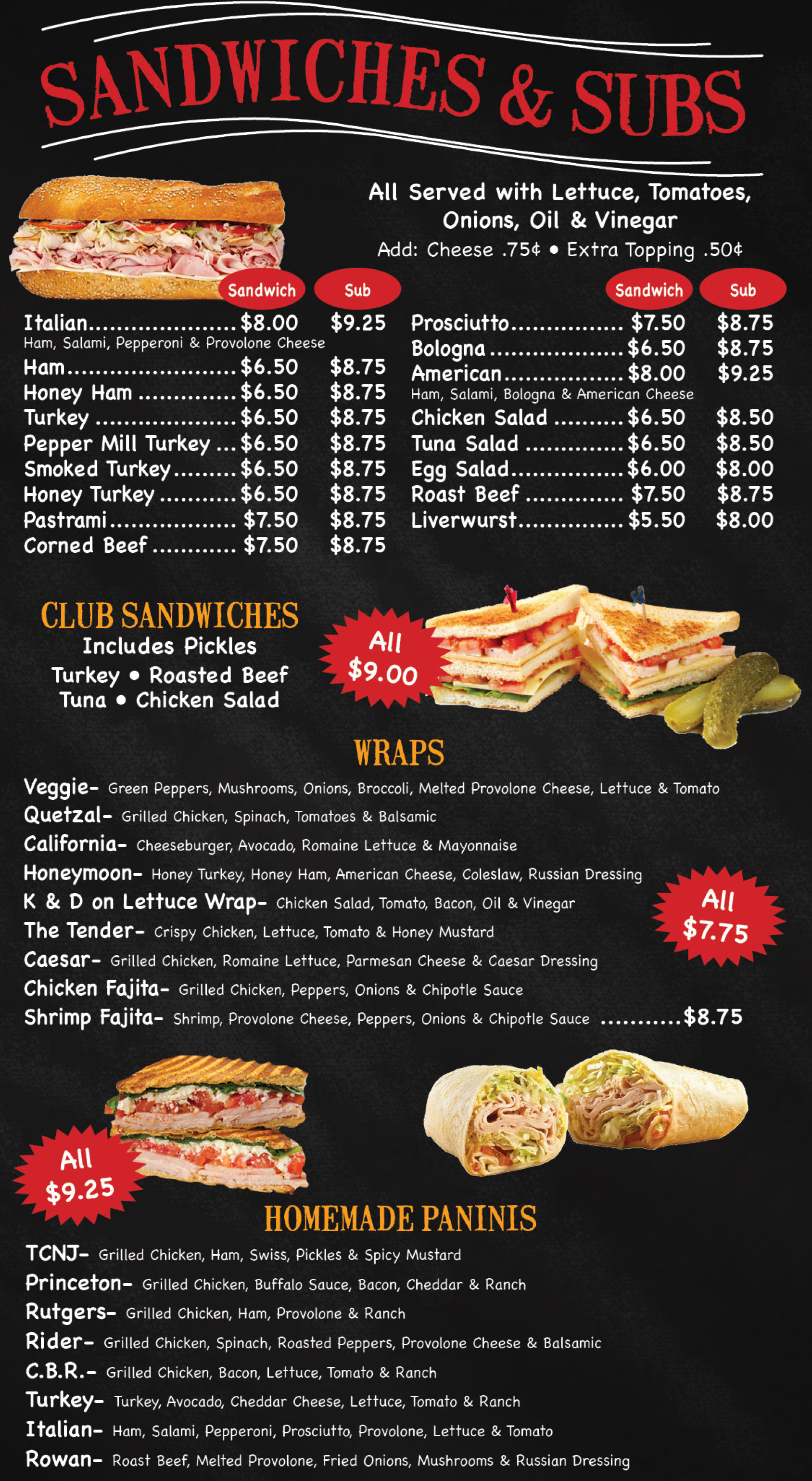 Sandwiches & Subs